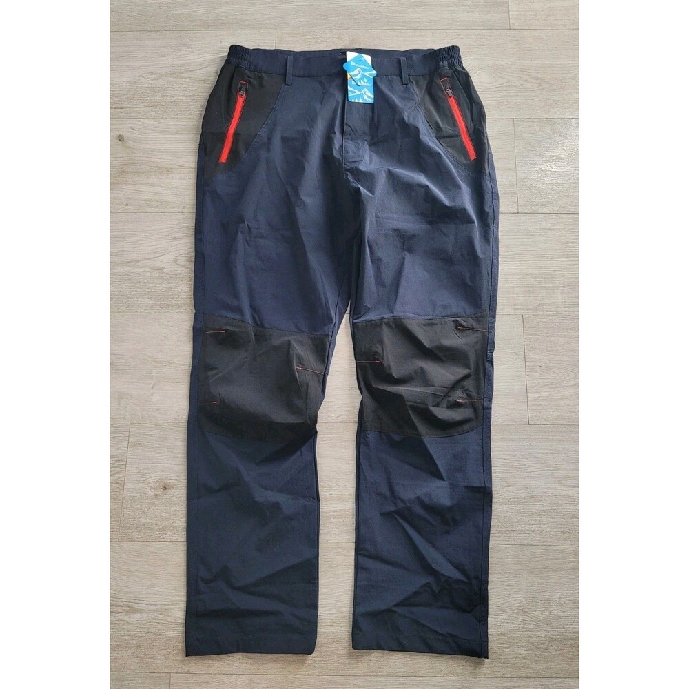 MagcoMsen Mens First Grade Hiking Tactical Ripstop Pants 38x31 Navy Blue Black